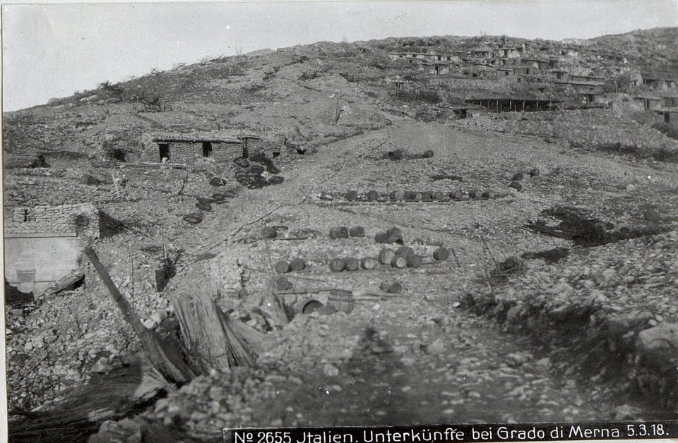 Italien. Unterkünffe bei Grado di Merna 5.3.18. (BildID 15615820)