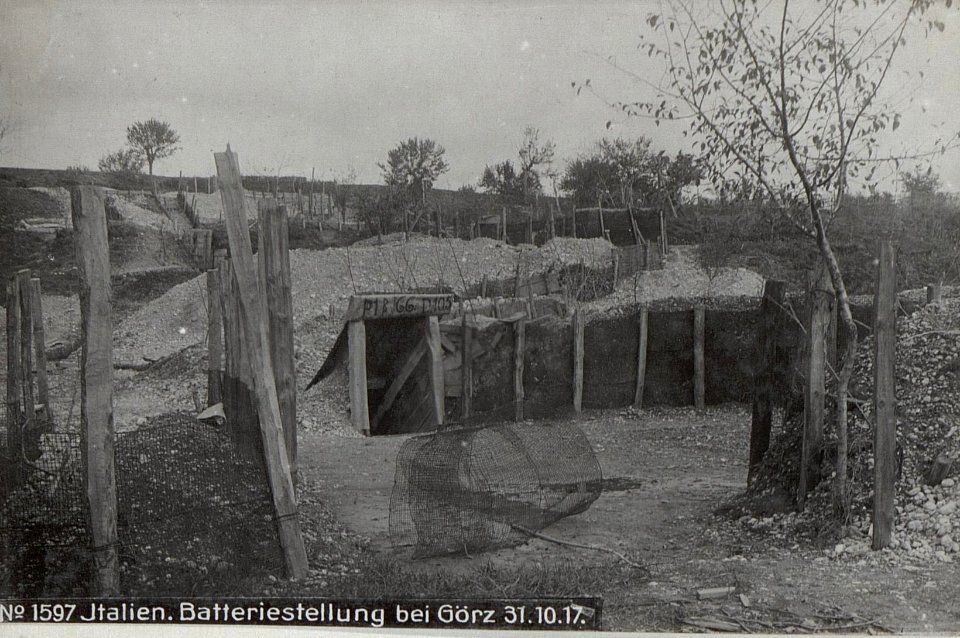 Italien.Batteriestellung bei Görz 31.10.17. (BildID 15607606)