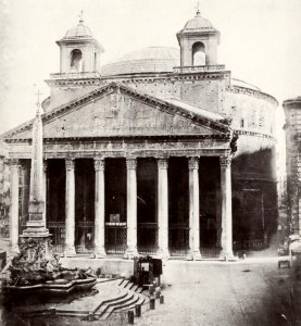Italienischer Photograph um 1853 - Das Pantheon (Zeno Fotografie)