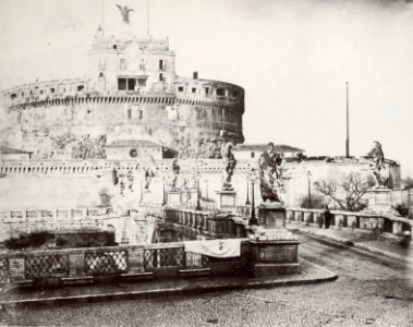 Italienischer Photograph um 1860 - Das Castel S. Angelo (Zeno Fotografie) photo
