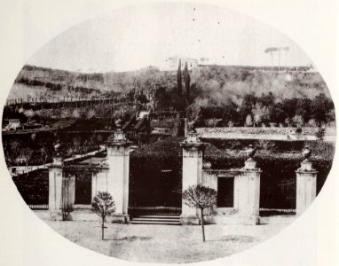 Italienischer Photograph um 1860 - Die Gärten der Corsini (Zeno Fotografie) photo