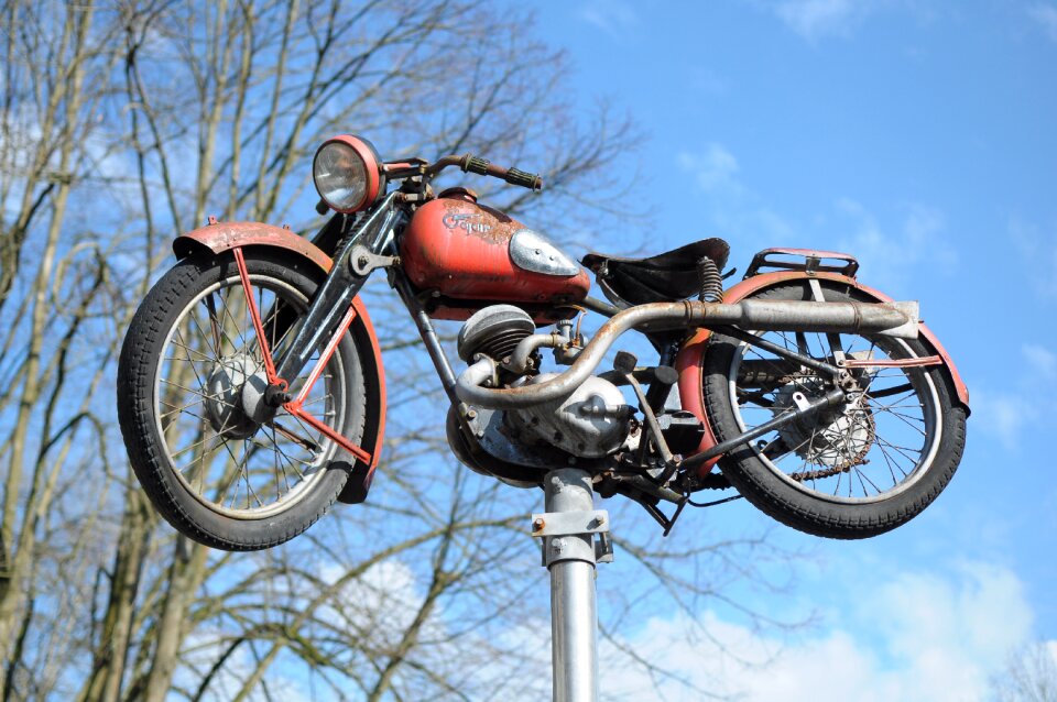 Wheel transport bike photo