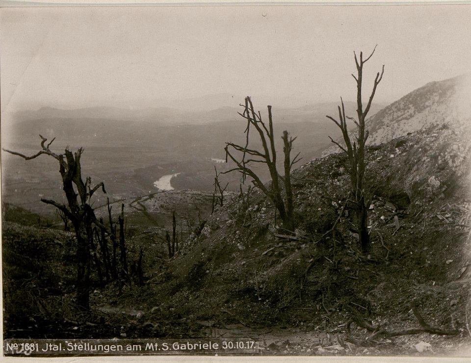 Italienische Stellungen am Monte San Gabriele (BildID 15737418)