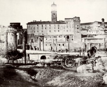 Italienischer Photograph um 1855 - Das Forum Romanum (Zeno Fotografie)