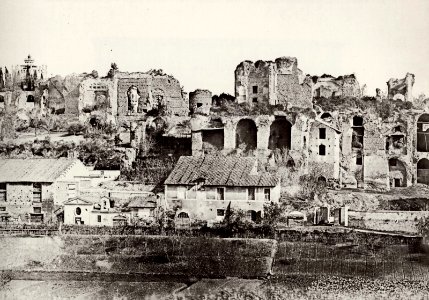 Italienischer Photograph um 1860 - Der Palatin von Süden (Zeno Fotografie) photo