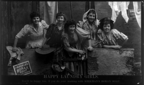 Happy Laundry Girls LCCN2006681180
