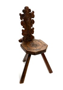 Italiensk allmogestol från 1641 - Hallwylska museet - 108419