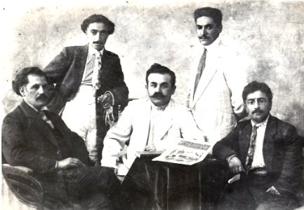 Haqverdiyev Əbdürrəhim bəy, Nəcəfov Rzaqulu, Mümtaz Salman, Məmmədov Zeynal, Qəmküsar Əliqulu photo