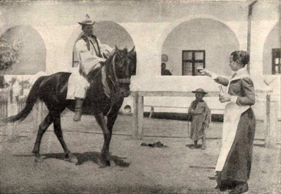 Haranghy György Hortobágyi csikós a csárdánál (Vasárnapi Ujság, 1902)
