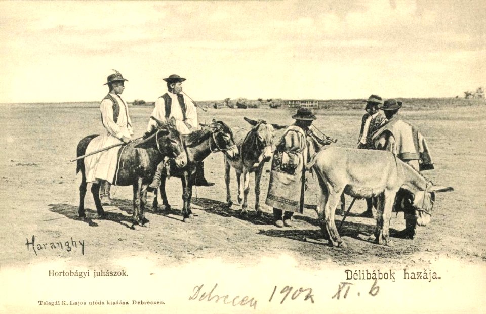 Haranghy György Hortobágyi juhászok 5118