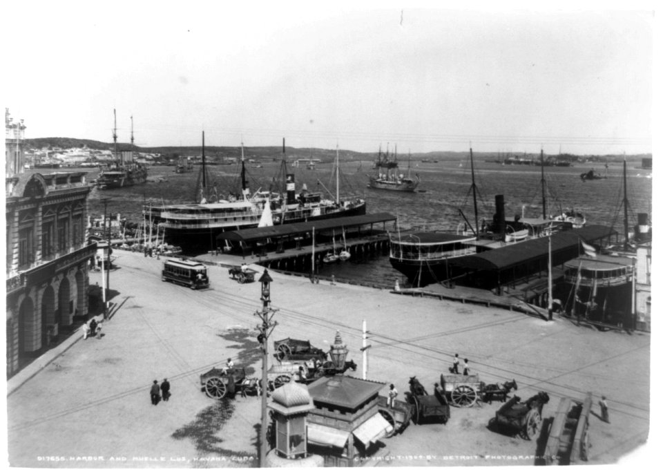Harbor and Muelle Lus, Havana, Cuba LCCN93514455
