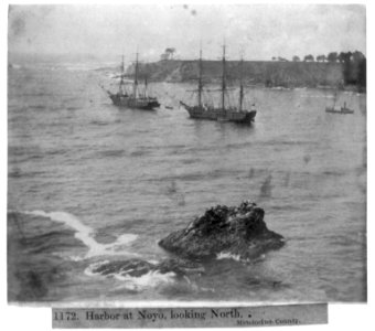 Harbor at Noyo, looking North, Mendocino County LCCN2002721090