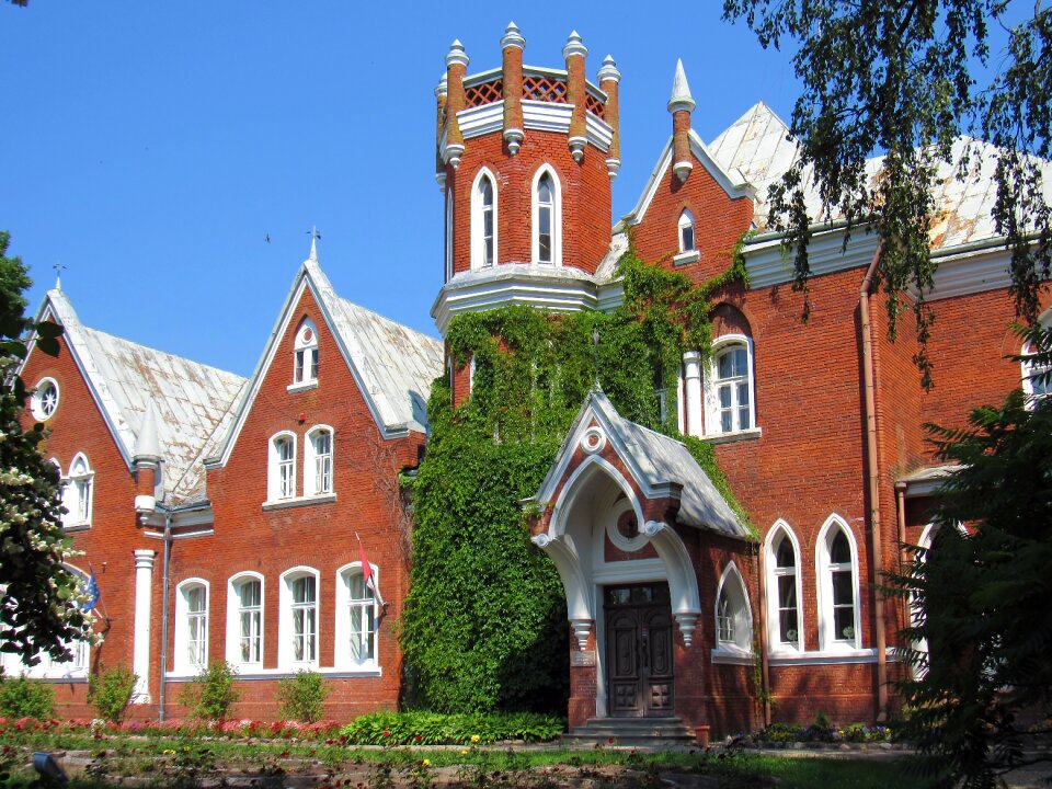 Closeup architecture latvia