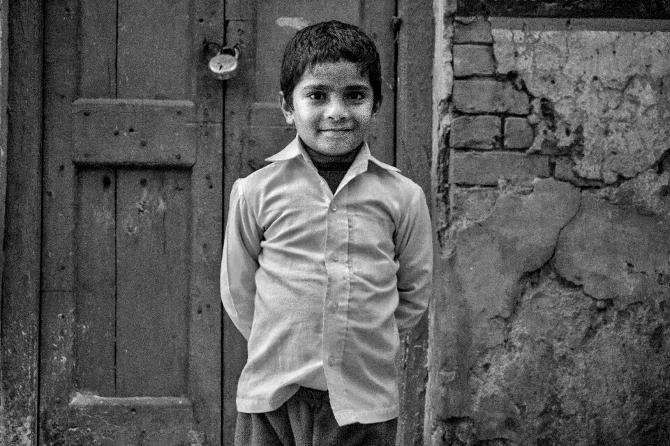 Facial expression boy adult