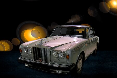 Oldtimer rolls royce drive