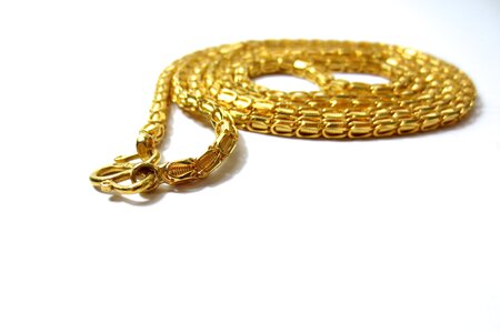 Necklace jewelry yellow photo