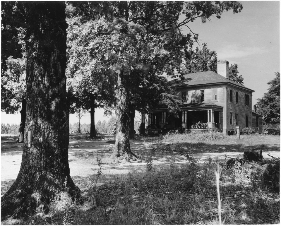 Harmony Community, Putnam County, Georgia.... This place was once a fine plantation house with 700 a . . . - NARA - 521268