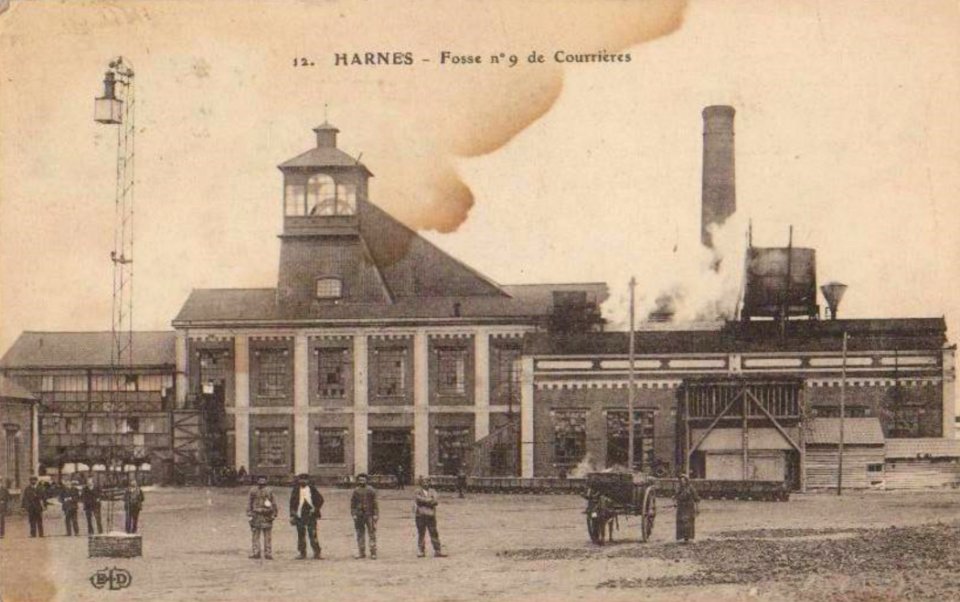 Harnes - Fosse n° 9 - 17 des mines de Courrières (A)