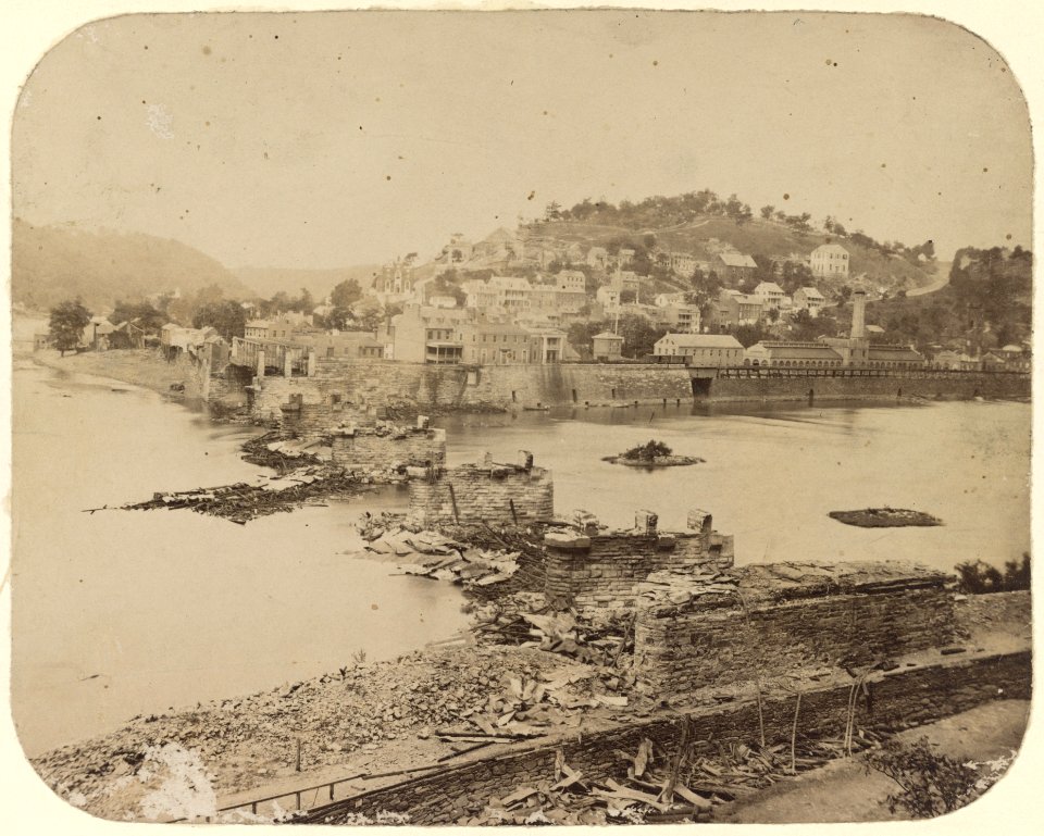 Harper's Ferry, photographed immediately after its evacuation by the rebels. 1861 LCCN2014646045