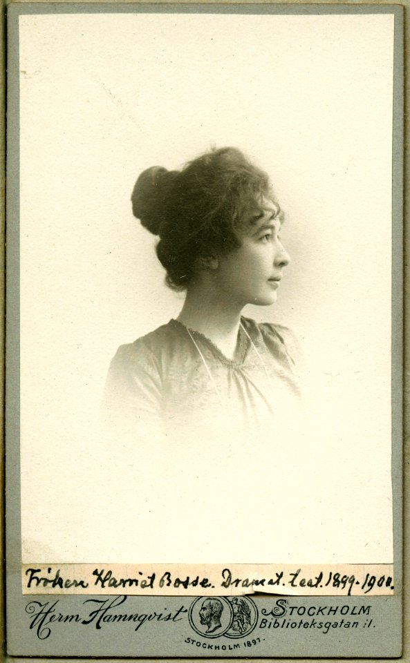 Harriet Bosse, porträtt - SMV - H1 213