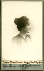 Harriet Bosse, porträtt - SMV - H1 213