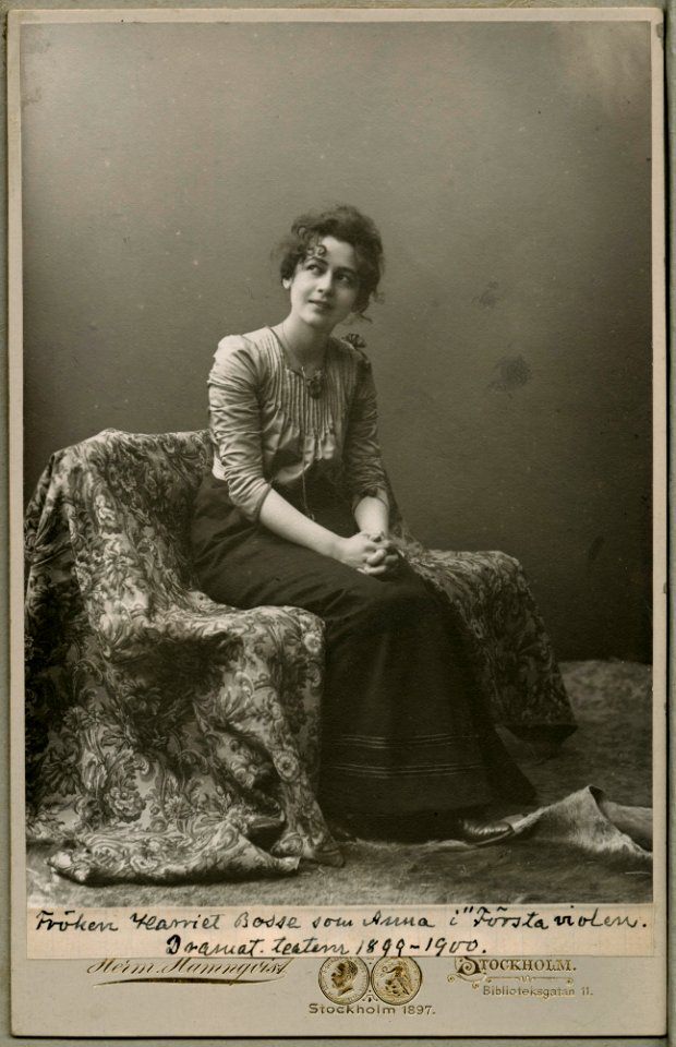 Harriet Bosse, rollporträtt - SMV - H1 215