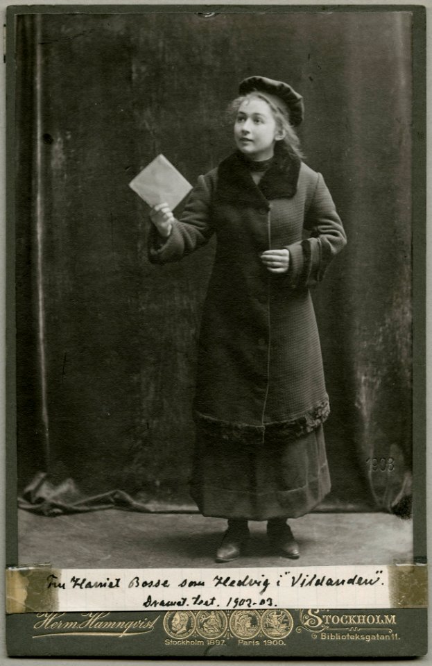 Harriet Bosse, rollporträtt - SMV - H1 219