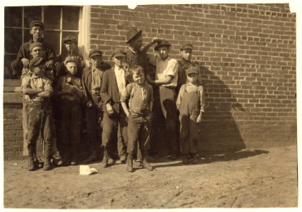 Harriet Cotton Mills. Investigator spent the noon and part of the day around the mill, and saw a very few young children. He was not able to get into the mills, but indications are that LOC nclc.02981 photo