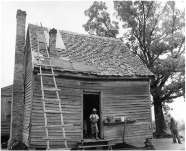 Harmony Community, Putnam County, Georgia. Here is a representative sample of the dwellings in which . . . - NARA - 521281 photo