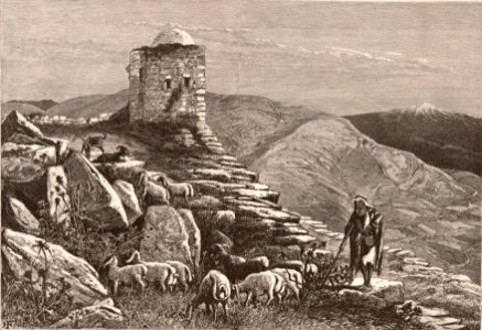 Harry Fenn. Ruins on the summit of Mount Gerizim, on the site of the Samaritan temple. 1881-1884 photo