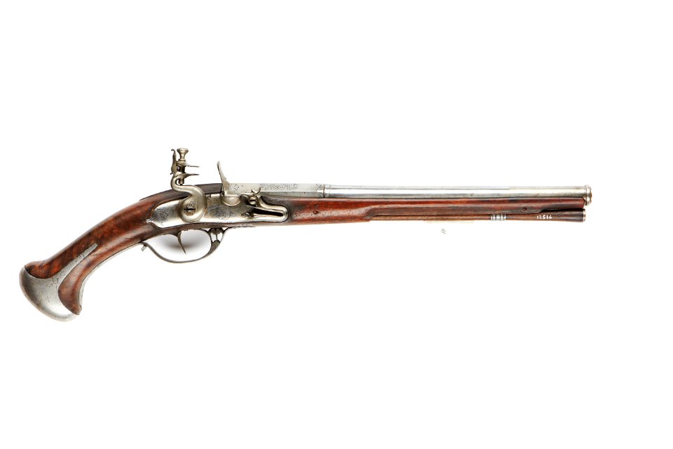 Harnier, flintlåspistol, 1660-1670 - Skoklosters slott - 90676