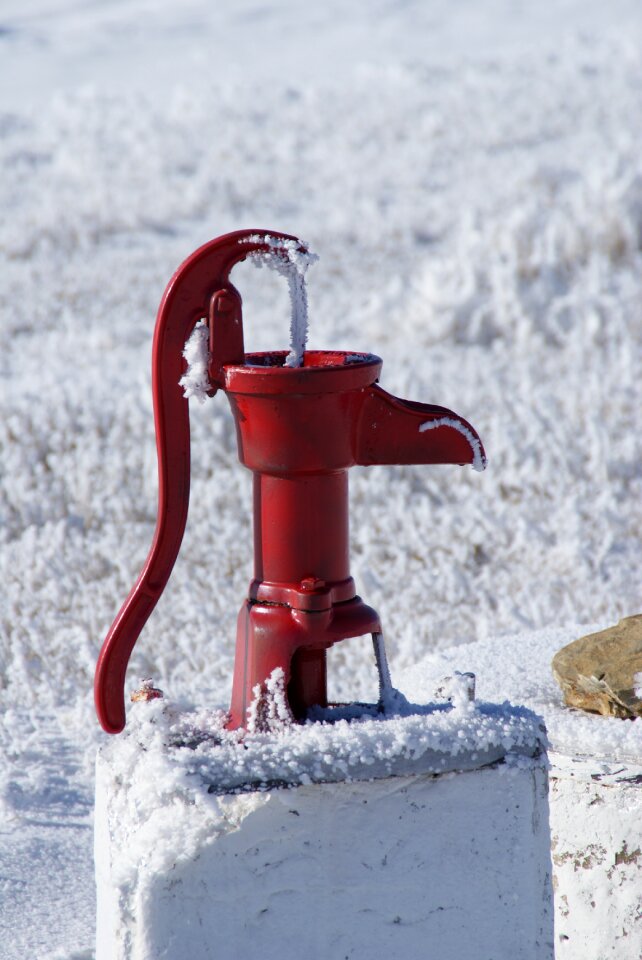 Winter water antique