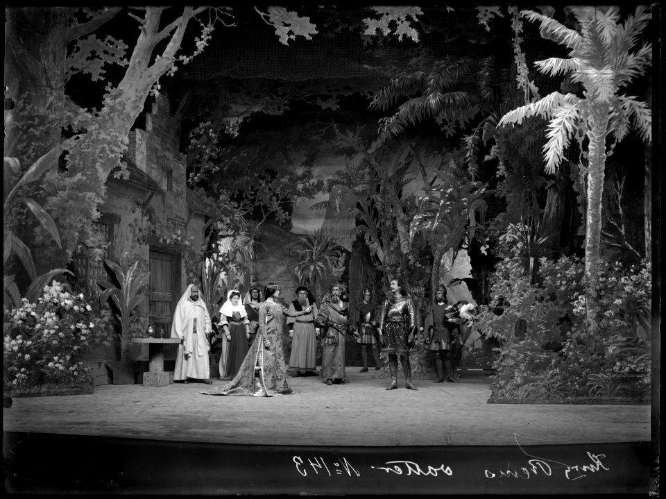 Harriet Bosse and August Palme in Kung Renés dotter at Dramaten 1902 - SMV - DrT002