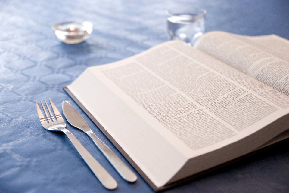Reading knife fork