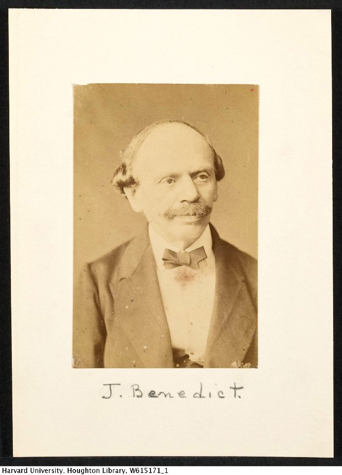 Harvard Theatre Collection - Julius Benedict