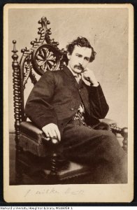 Harvard Theatre Collection - John Wilkes Booth TCS 1.3157