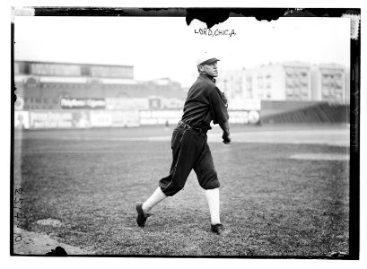 Harry Lord, Chicago AL, at Hilltop Park, NY (baseball) LCCN2014691720 photo