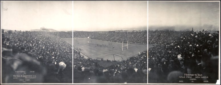 Harvard Yale game New Have 1908
