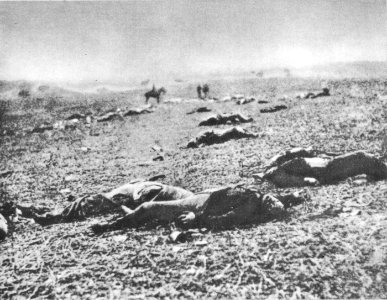 Harvest of death, USA 1863