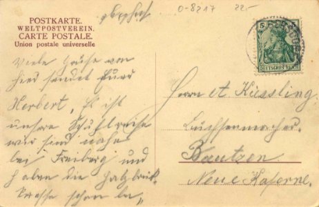 Hartha, Kurort, Sachsen - Kurhaus (back) (Zeno Ansichtskarten)
