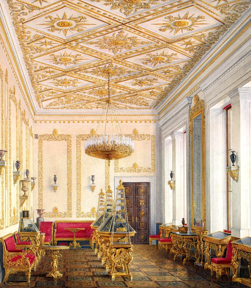 Hau. Interiors of the New Hermitage. The Empress s Cabinet