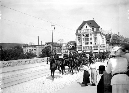 Haubitzenbatterie mittleren Rheinbrücke - CH-BAR - 3237352