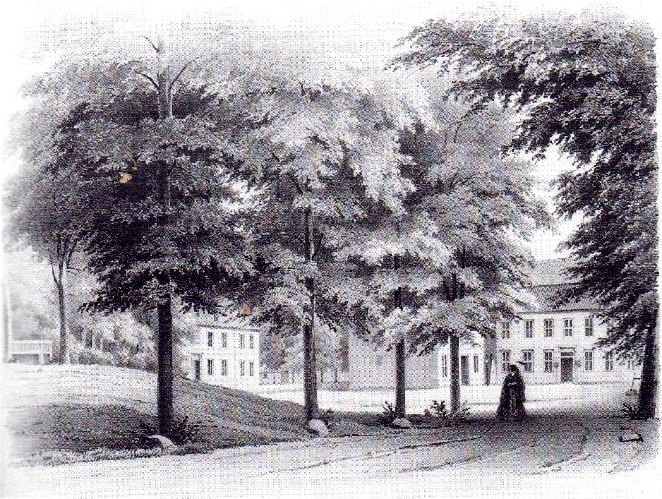 Hauptgebäudederritterakademielithographieum1850