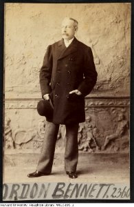 Harvard Theatre Collection - James Gordon Bennett standing