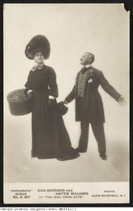 Harvard Theatre Collection - Sam Bernard and Hattie Williams TCS 1.2419