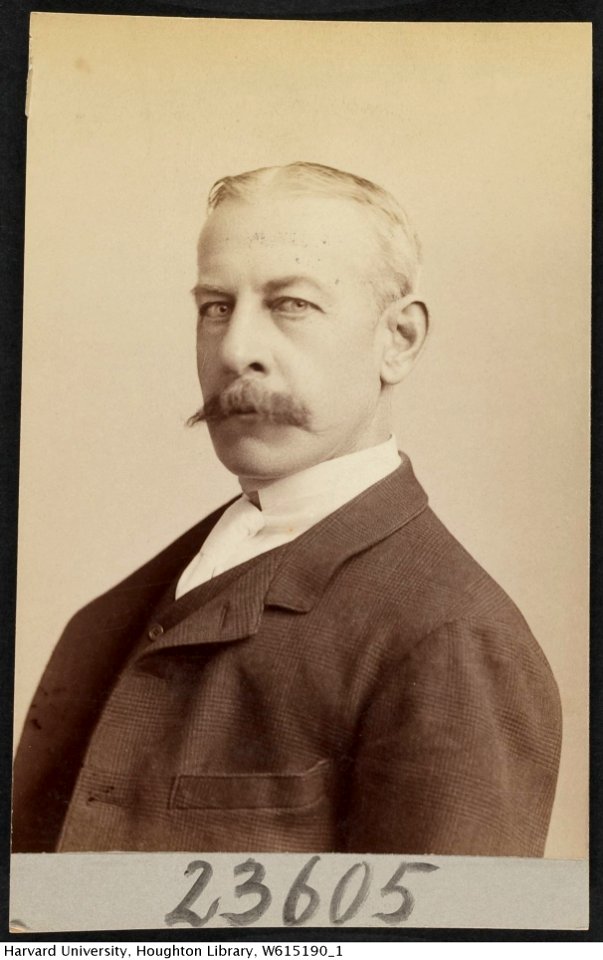 Harvard Theatre Collection - James Gordon Bennett looking at camera