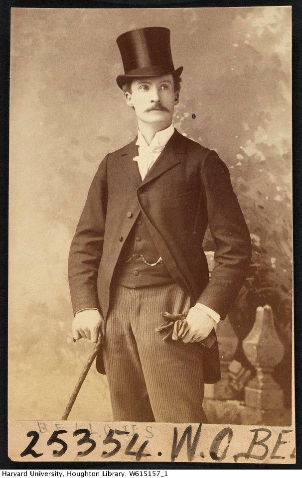 Harvard Theatre Collection - W. C. Bellows with top hat