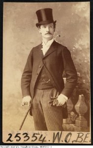Harvard Theatre Collection - W. C. Bellows with top hat