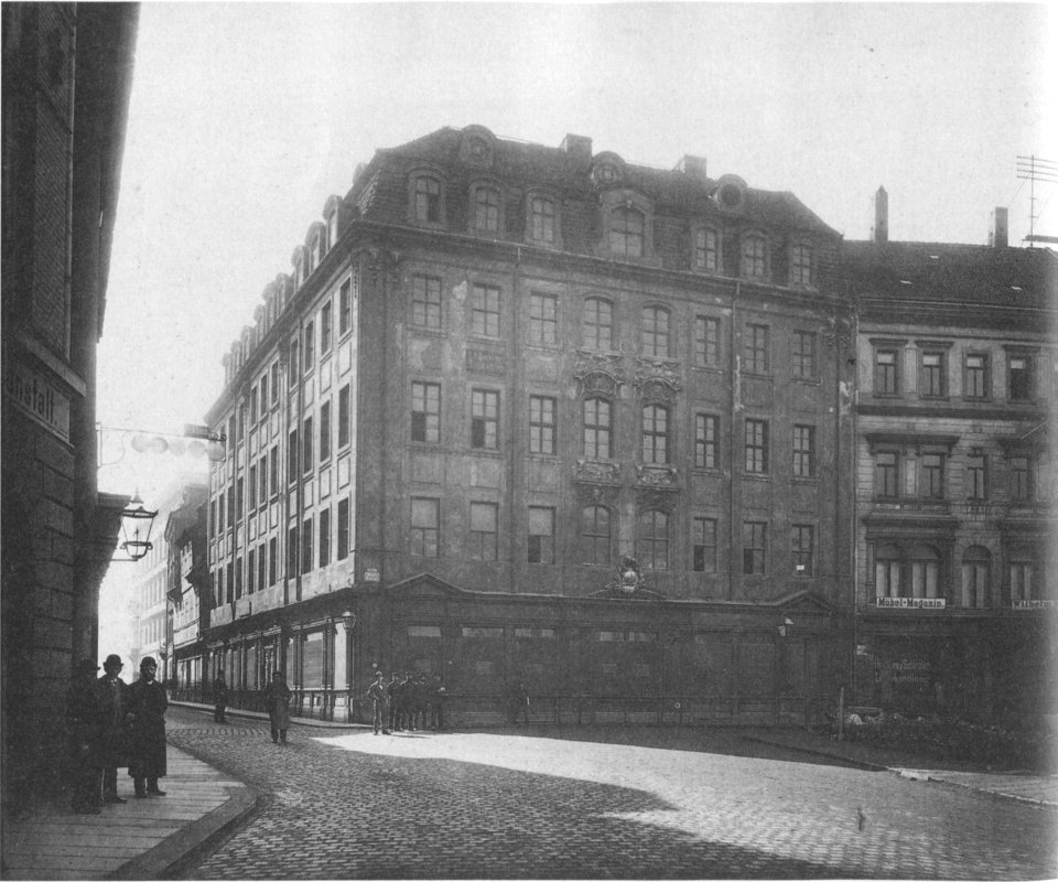 Haus Silberner Baer Leipzig um 1890