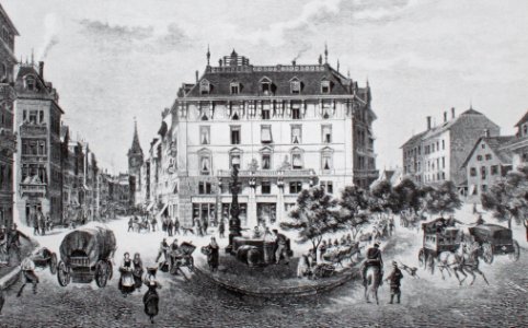 Haus zum Rennwegtor 1880